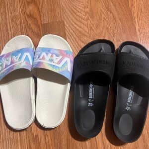 Birkenstock Black Kids Slide Sandals